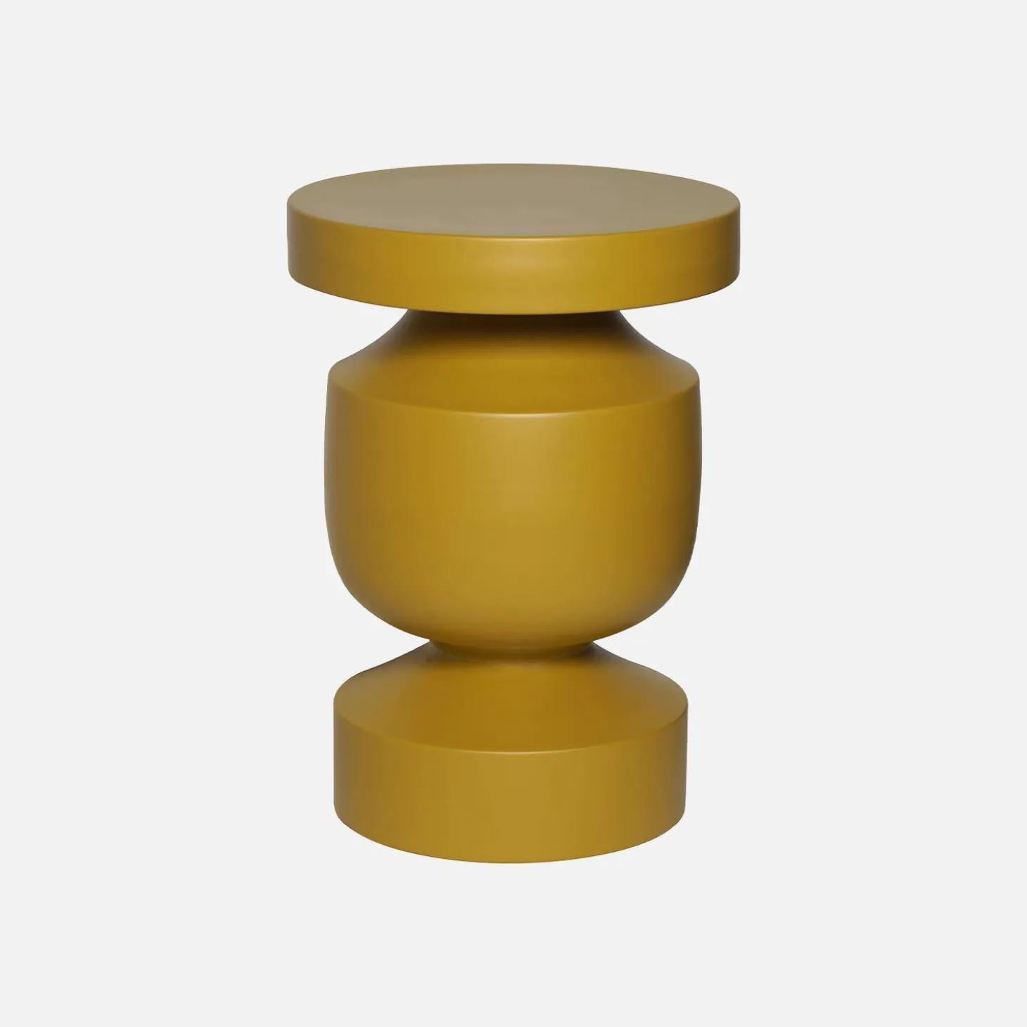 Metal side table