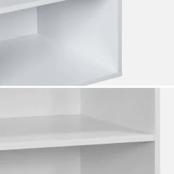 Modular open wardrobe shelf unit