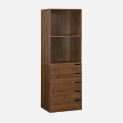 Modular wardrobe kit 4 elements wood decor