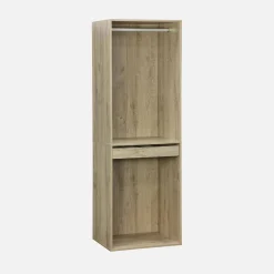 Modular wardrobe kit with 4 units