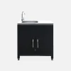 6-module stainless steel outdoor kitchen
