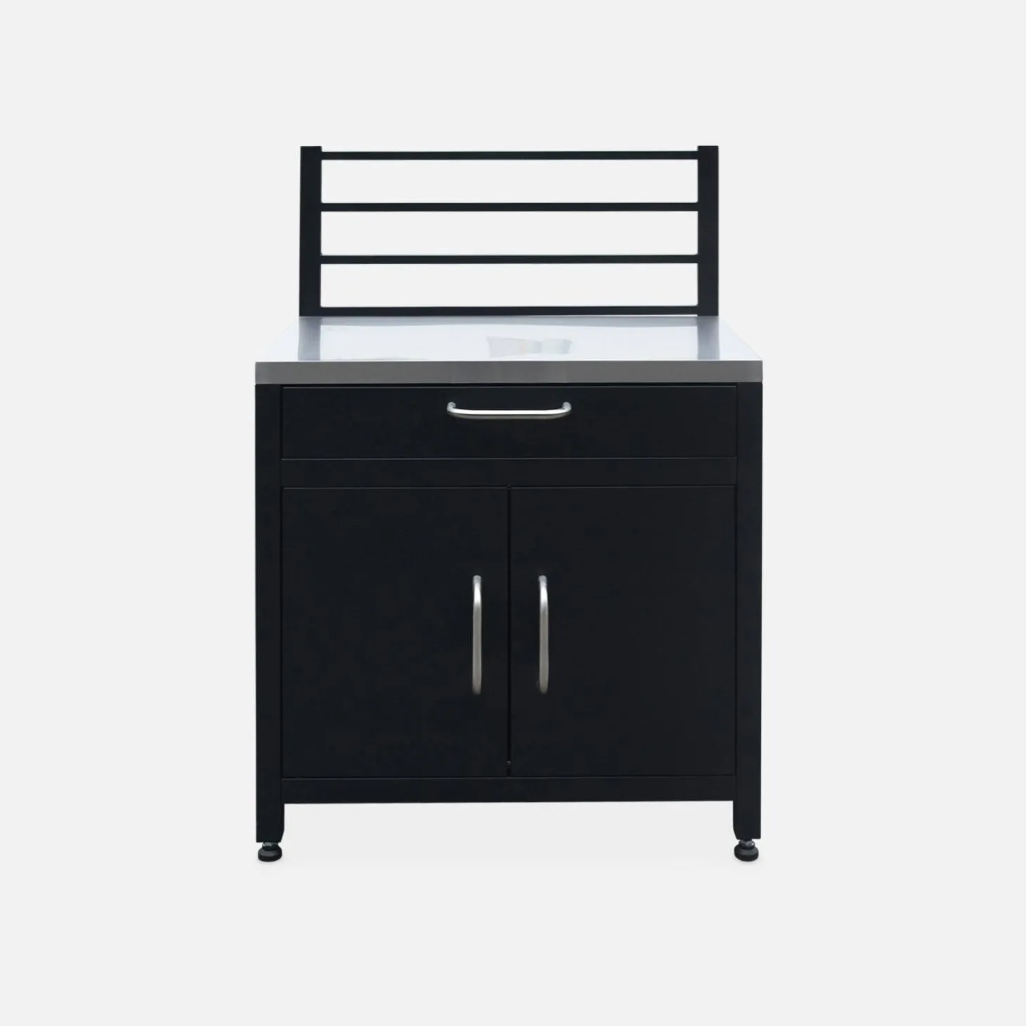 6-module stainless steel outdoor kitchen