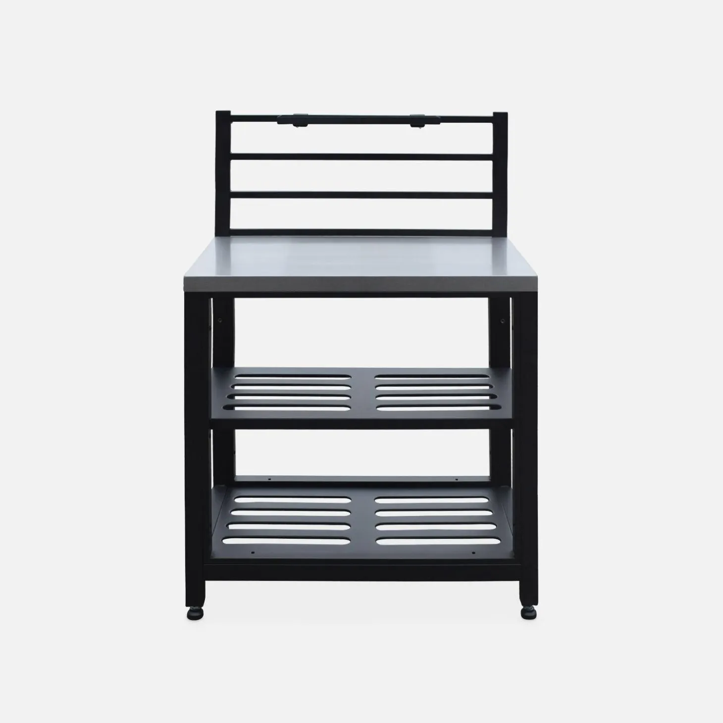 6-module stainless steel outdoor kitchen