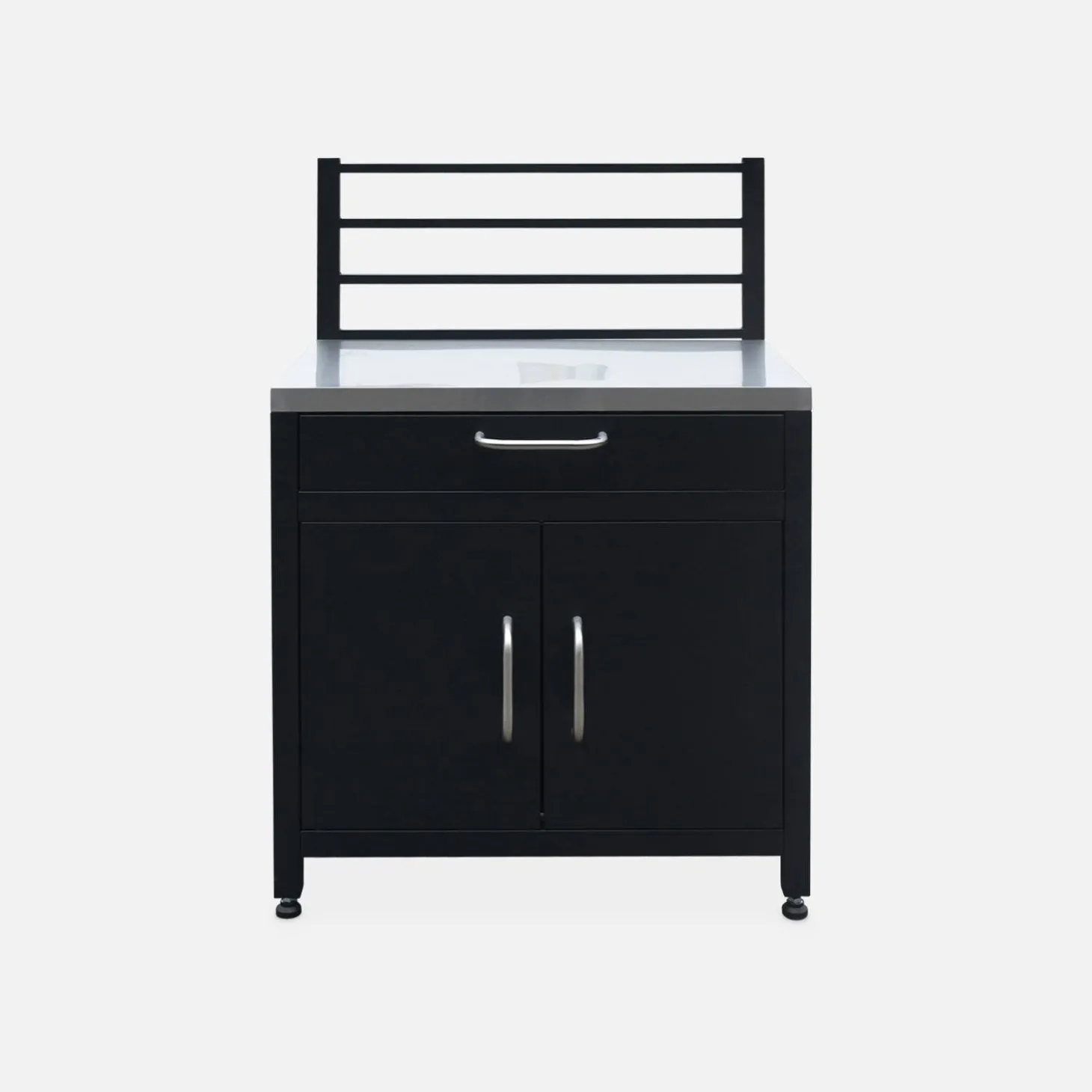 4-module stainless steel outdoor kitchen