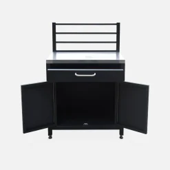 4-module stainless steel outdoor kitchen