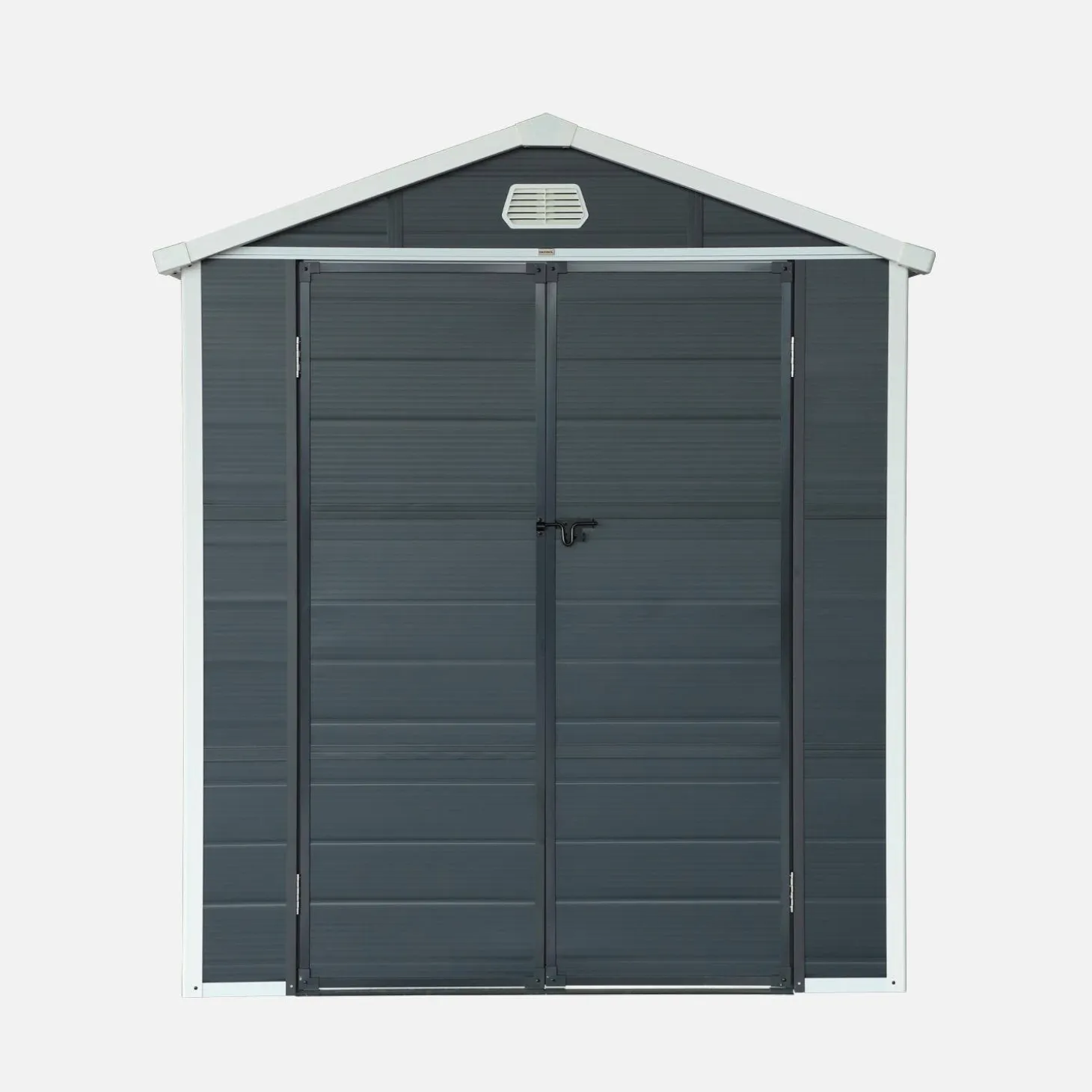 3.65 m² plastic garden shed