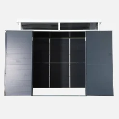 4.55 m² plastic garden shed