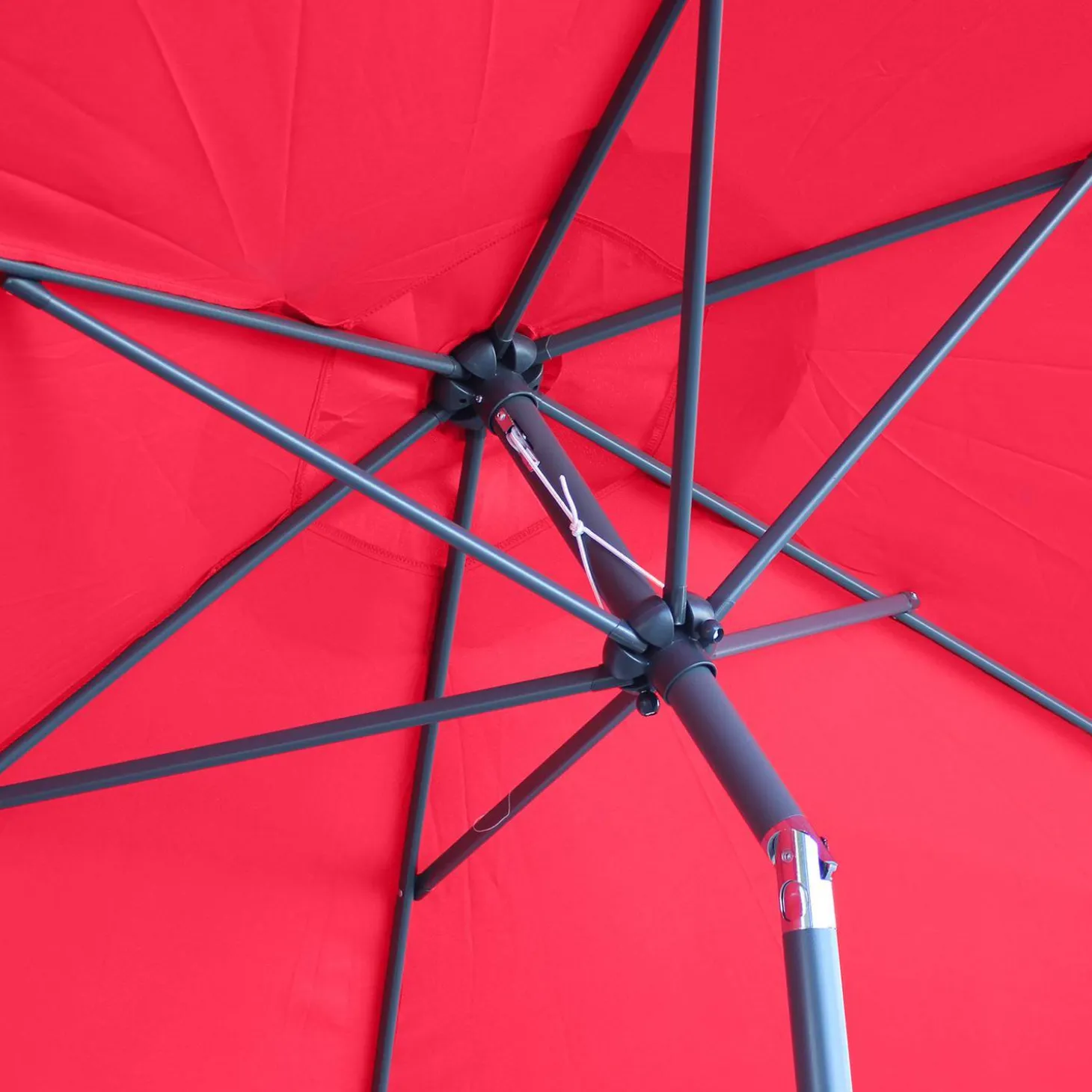 3m round centre pole parasol