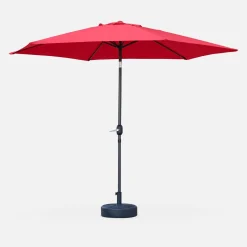 3m round centre pole parasol