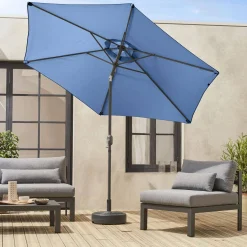 3m round centre pole parasol