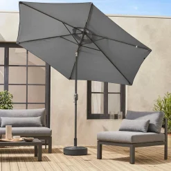 3m round centre pole parasol