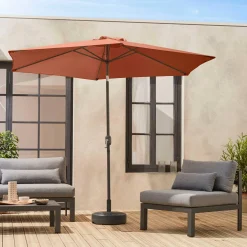 3m round centre pole parasol