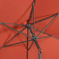 3m round centre pole parasol
