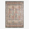 Multicolored Oriental/Persian Pattern Indoor Rug