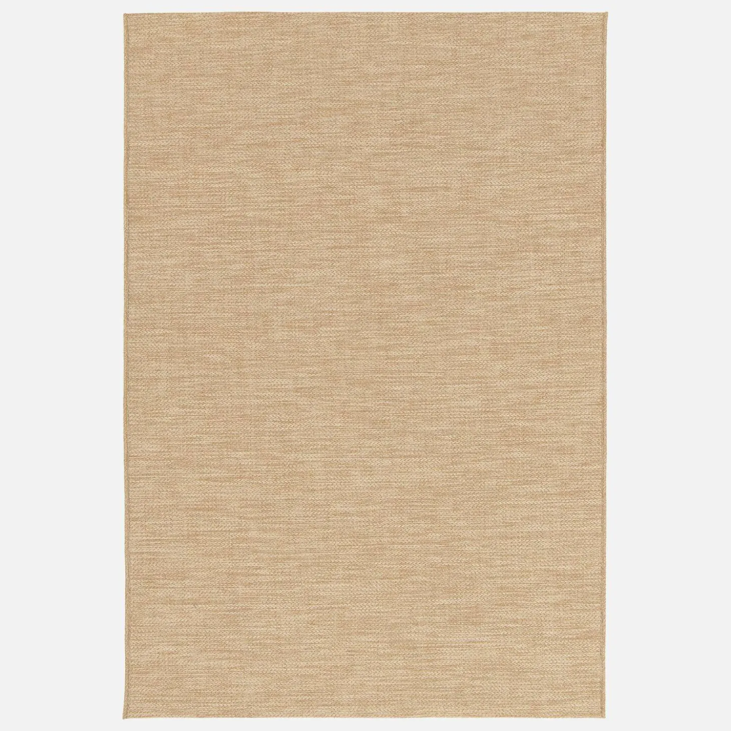 Natural jute-effect indoor/outdoor rug