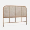 Natural rattan and cane headboard