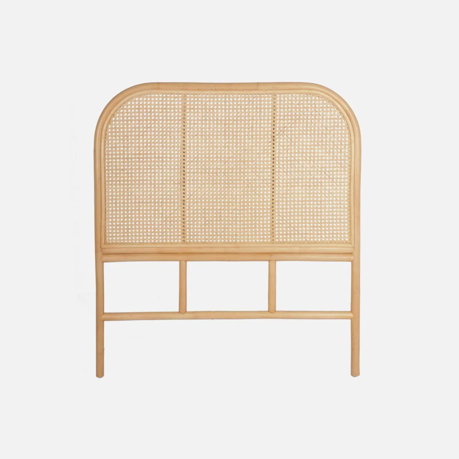 Natural rattan and cane headboard