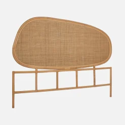 Natural rattan headboard