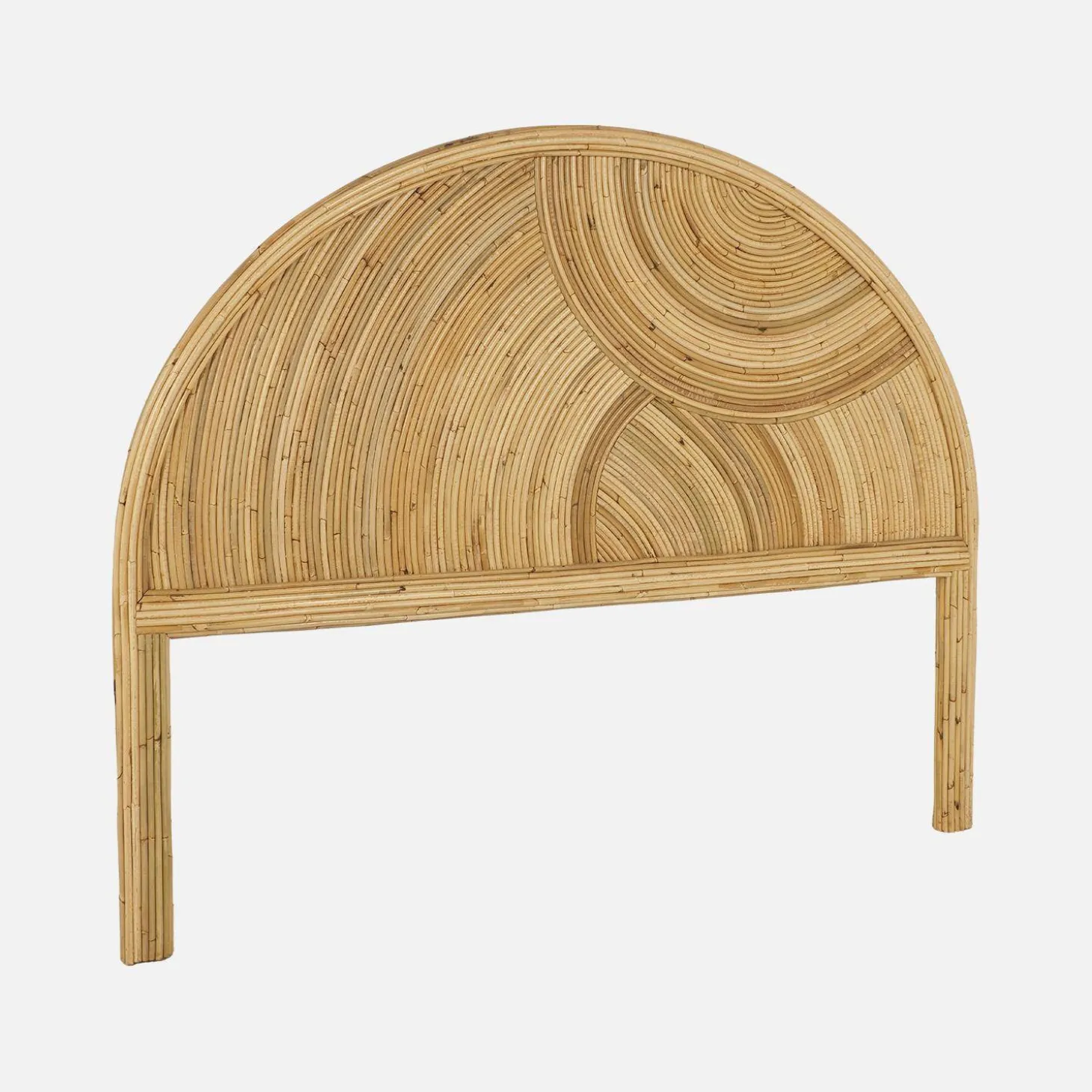 Natural rattan headboard