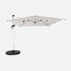 Offset rectangular parasol 3x4m