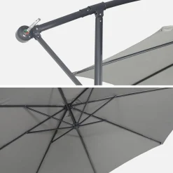 Offset round parasol 300cm