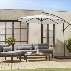 Offset round parasol 350cm