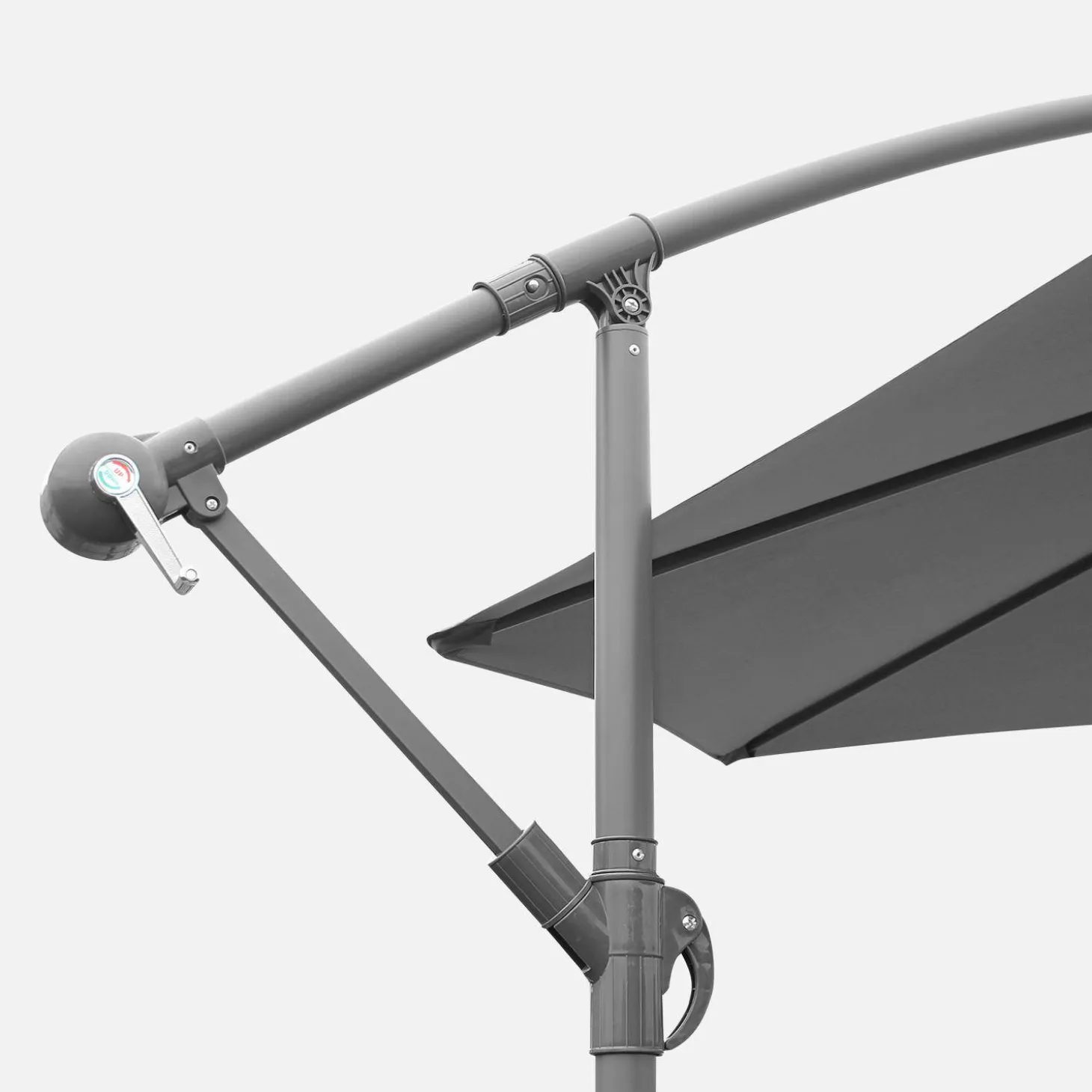 Offset round parasol 350cm