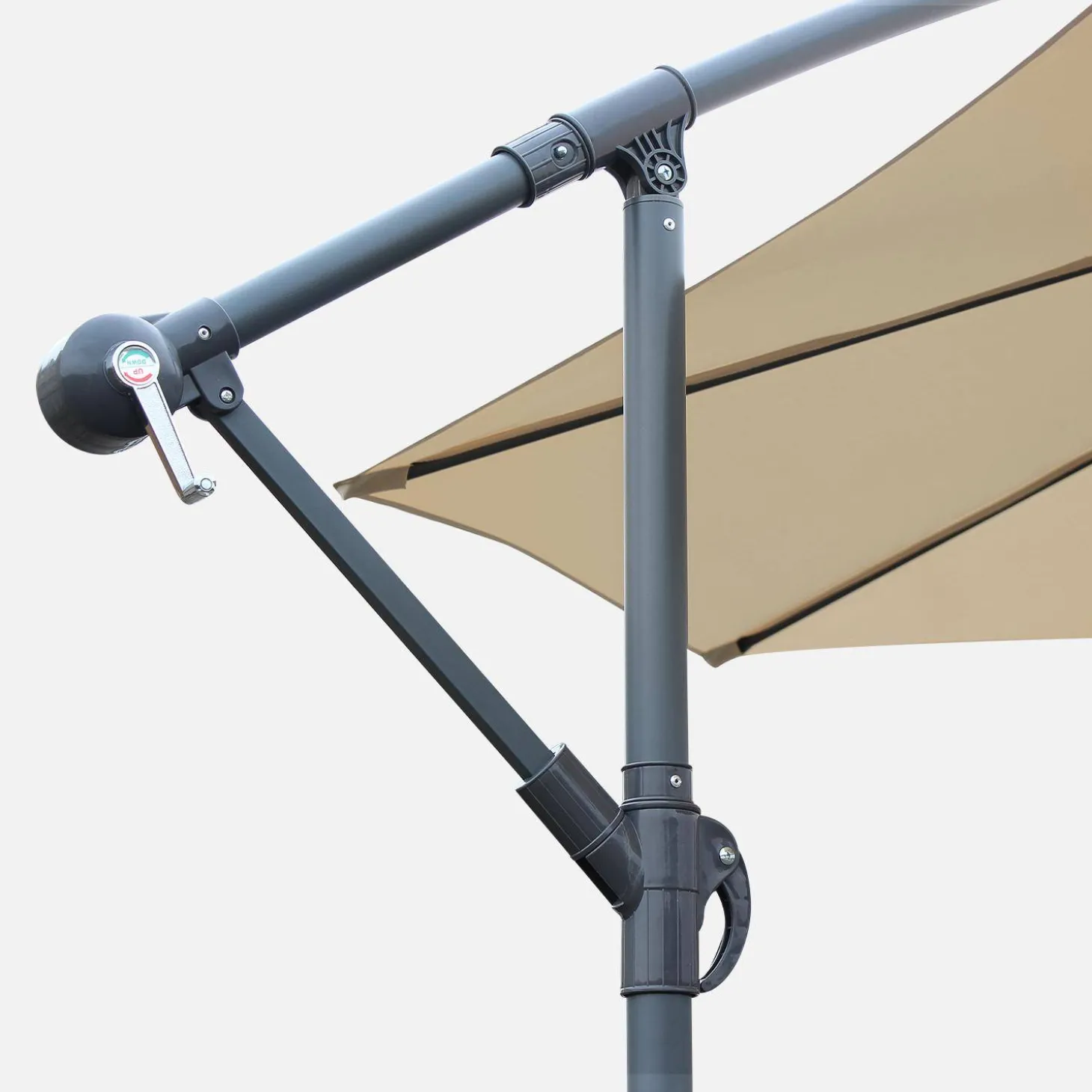 Offset round parasol 350cm