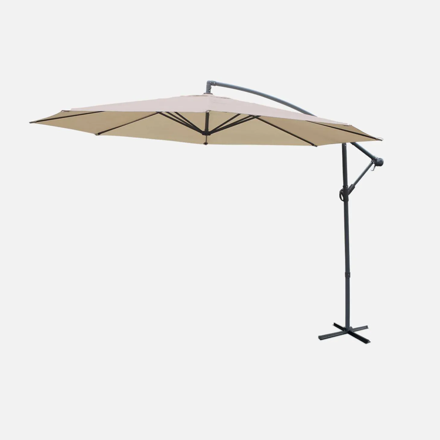 Offset round parasol 350cm