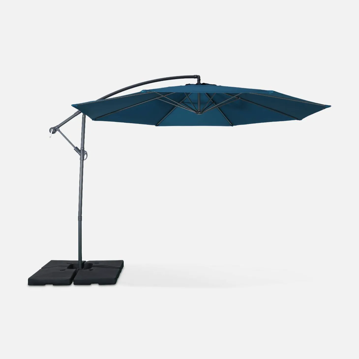 Offset round parasol 350cm