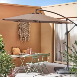 Offset round parasol 300cm