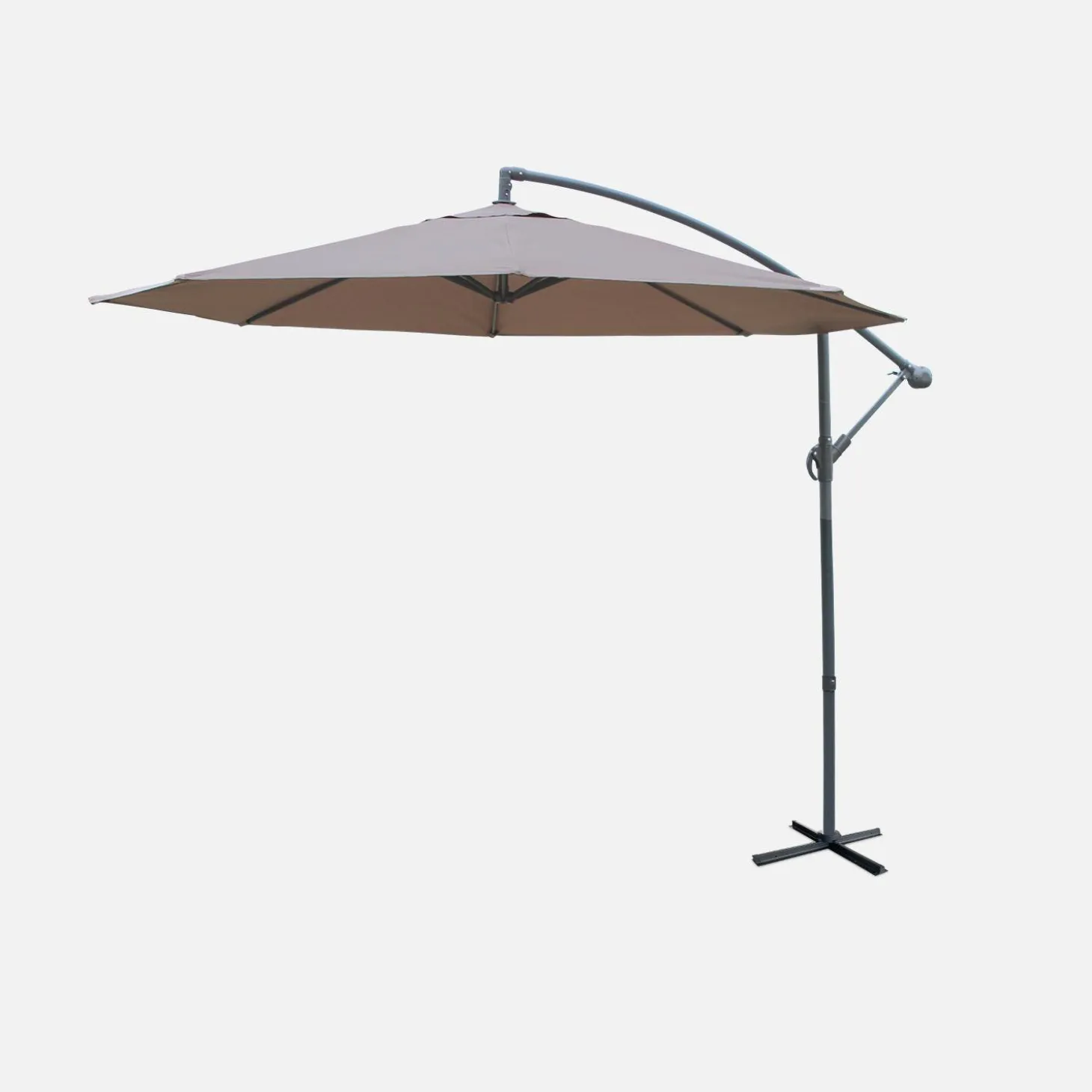Offset round parasol 300cm