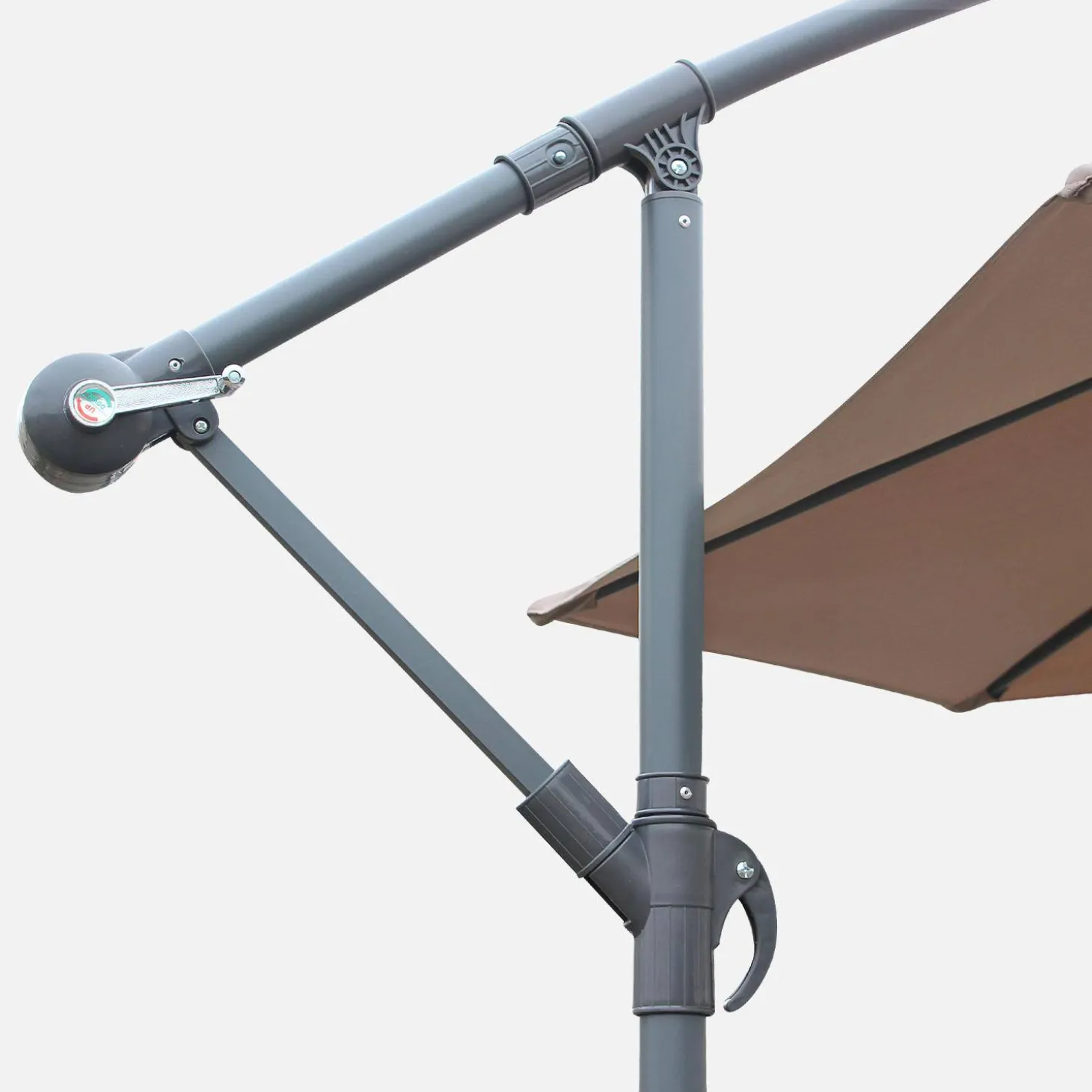 Offset round parasol 300cm