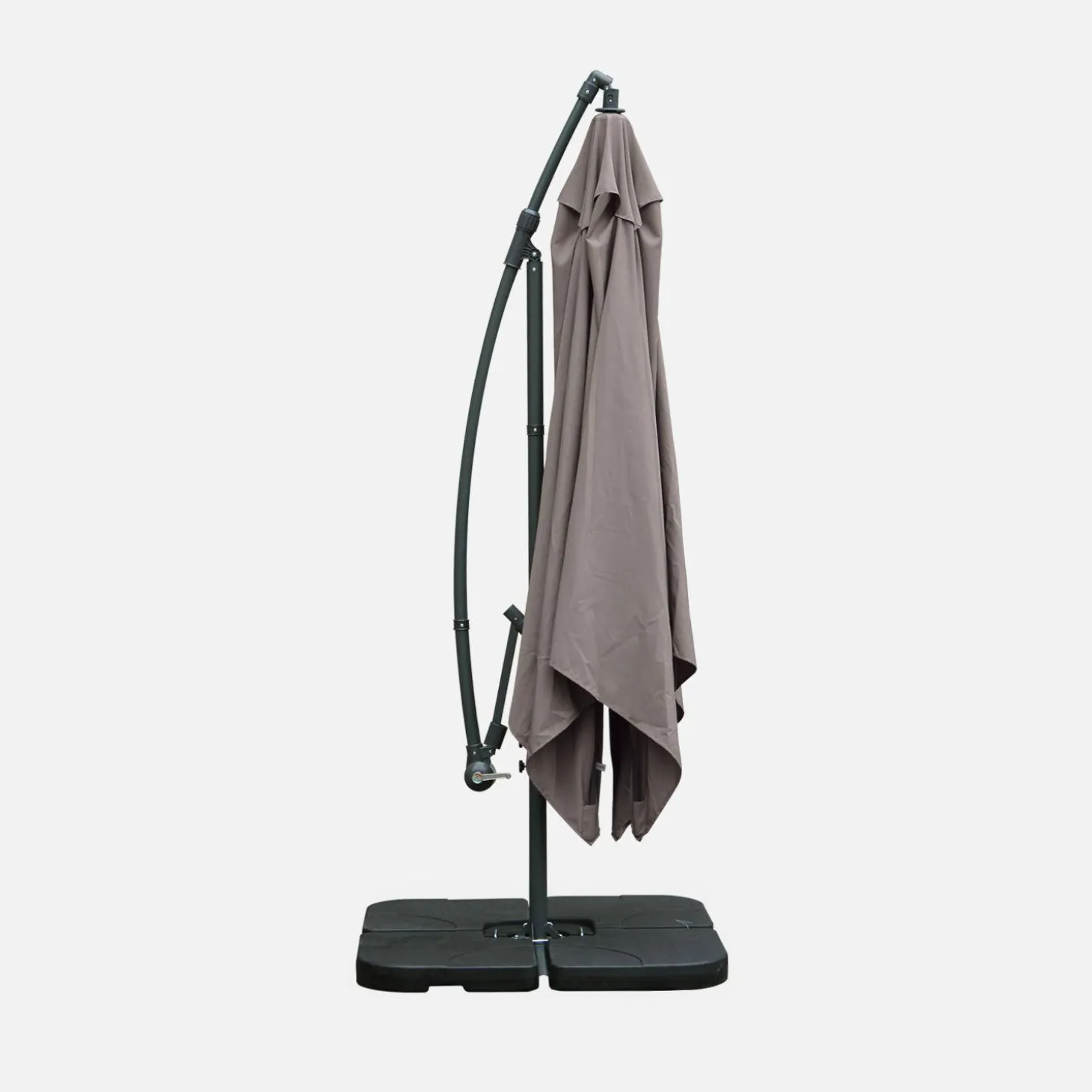Offset square parasol 3x3m
