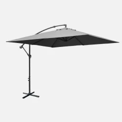 Offset square parasol 3x3m