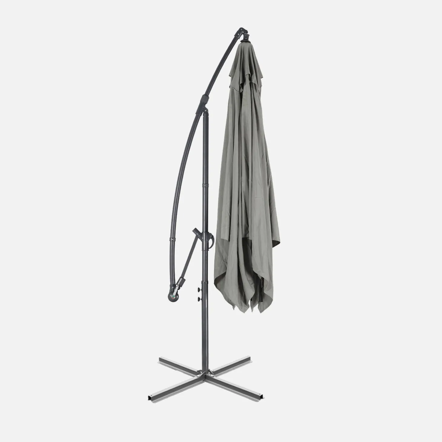 Offset square parasol 3x3m