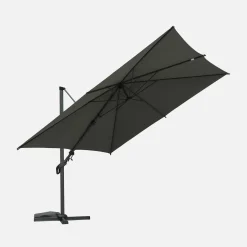 Offset square parasol 3x3m