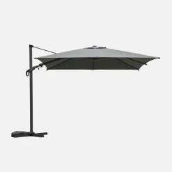 Offset square parasol 3x3m