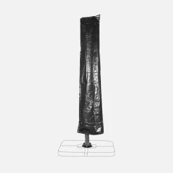 Offset square parasol 3x3m + rounded weights to ballast