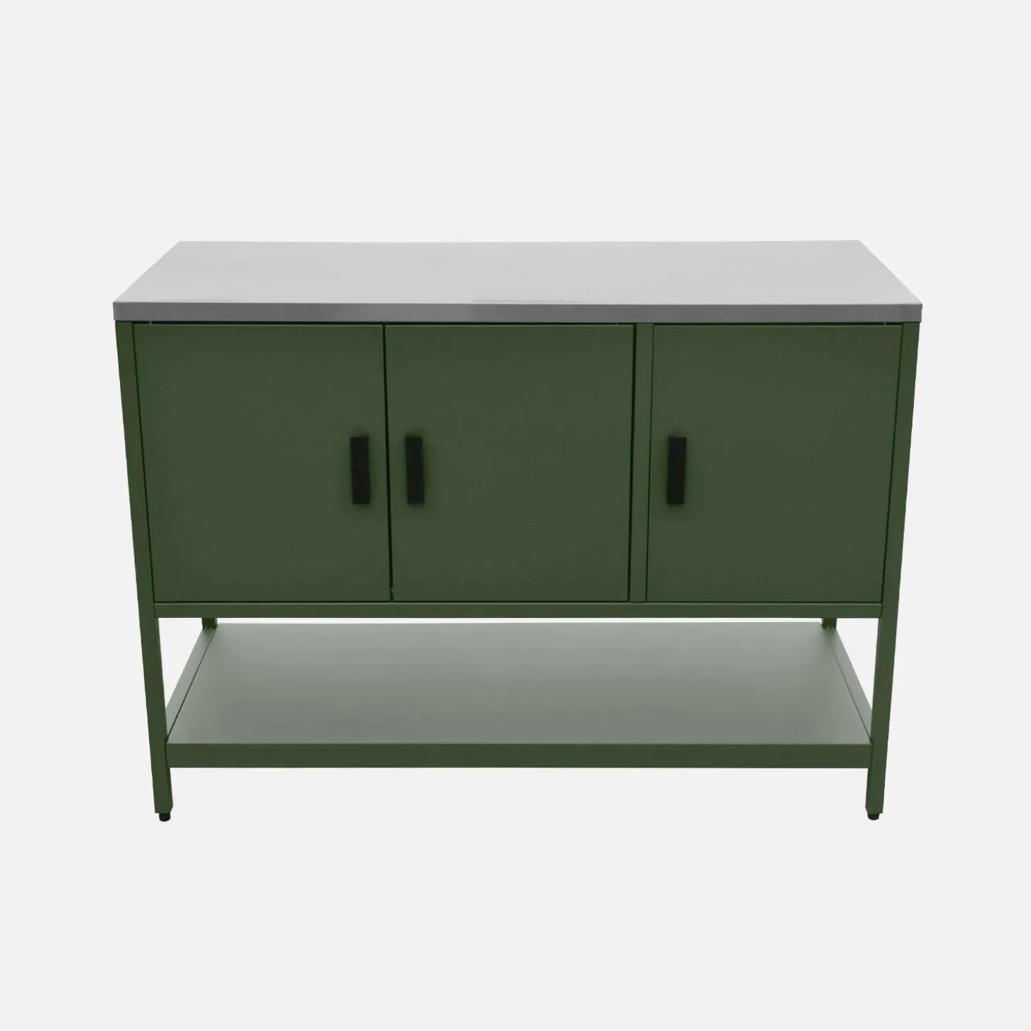 Outdoor kitchen 3 modules stainless steel