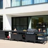 Outdoor kitchen 6 stainless steel modules