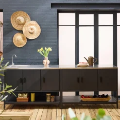 Outdoor kitchen stainless steel 2 modules
