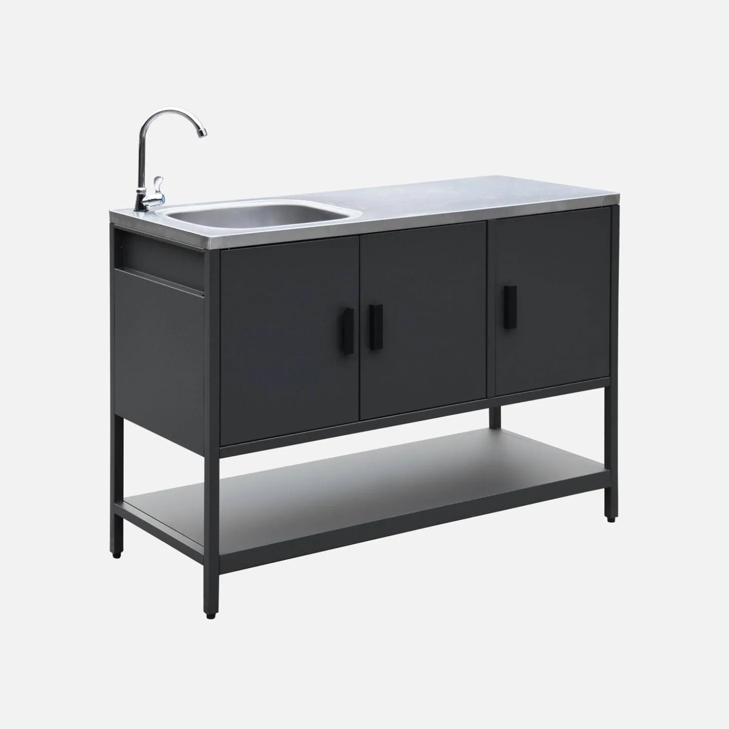 Outdoor kitchen stainless steel 2 modules