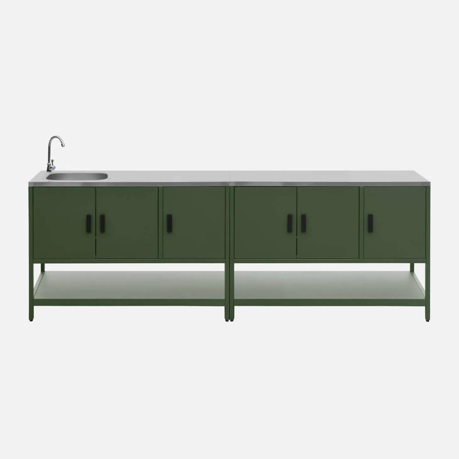 Outdoor kitchen stainless steel 2 modules
