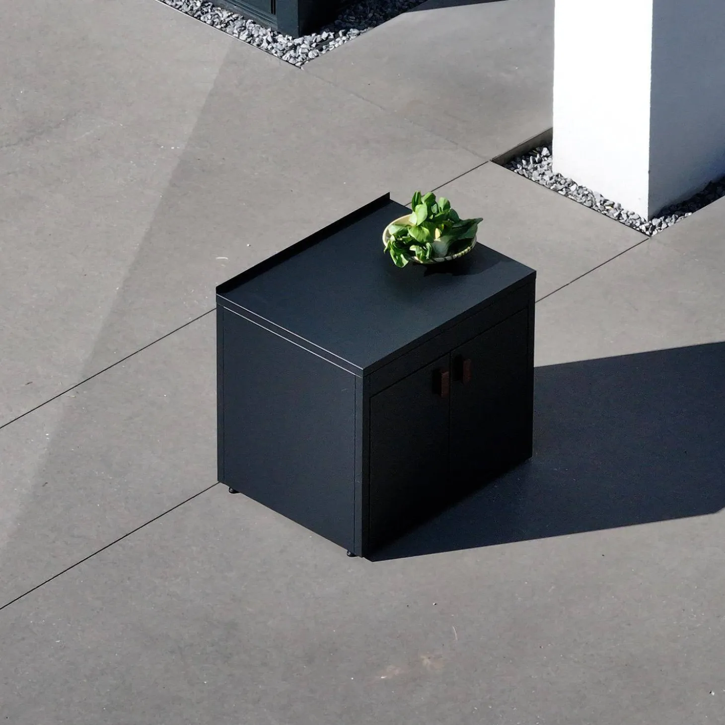 Outdoor kitchen steel 2 doors L75.5cm
