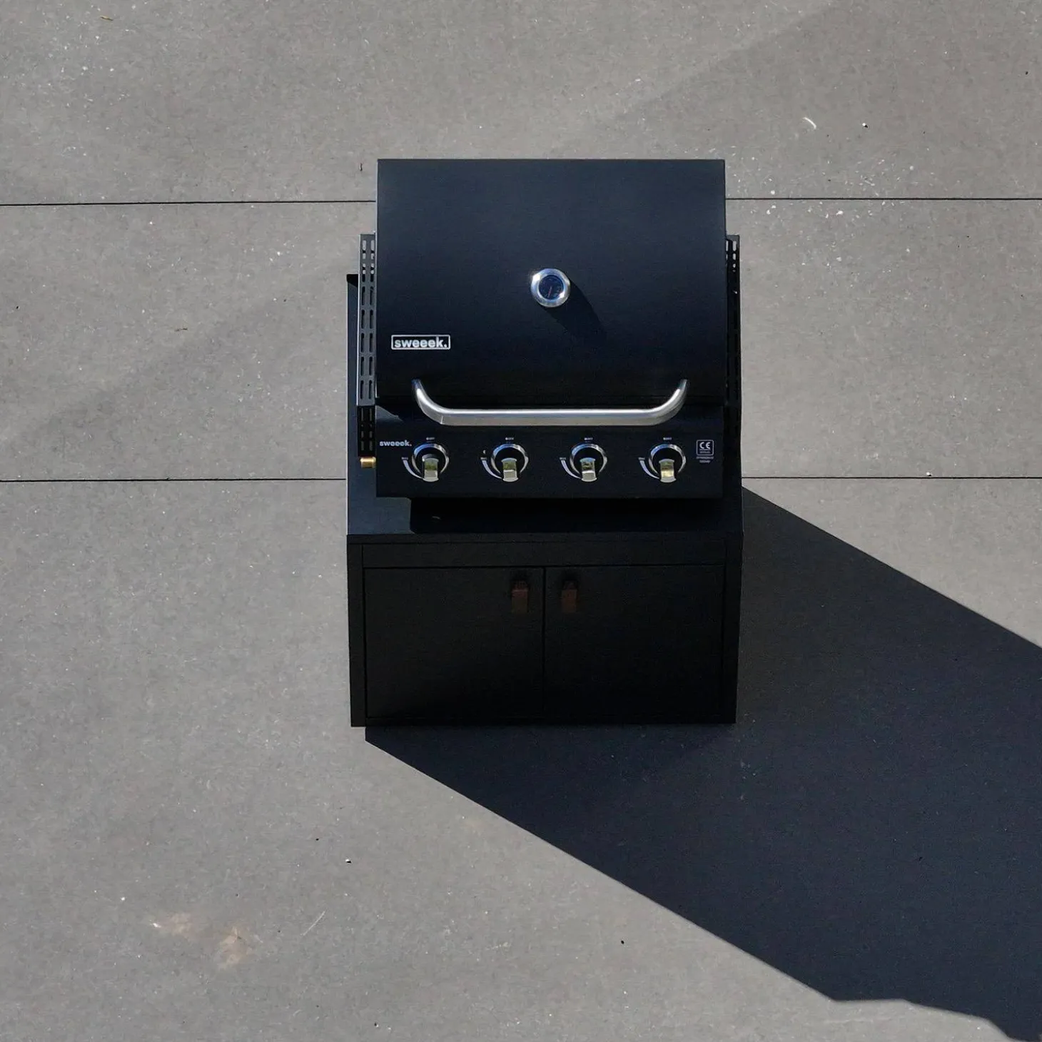 Outdoor kitchen steel 2 doors L75.5cm