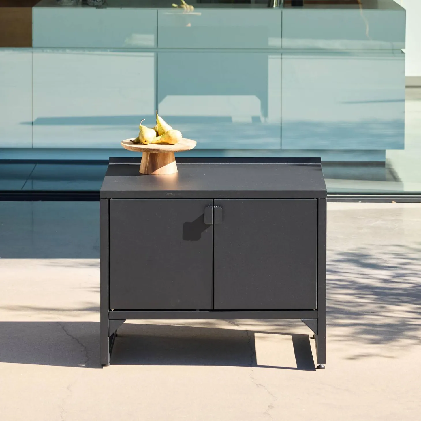 Outdoor kitchen steel 2 doors L80cm