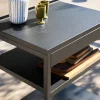 Outdoor kitchen steel 2 shelves L80cm