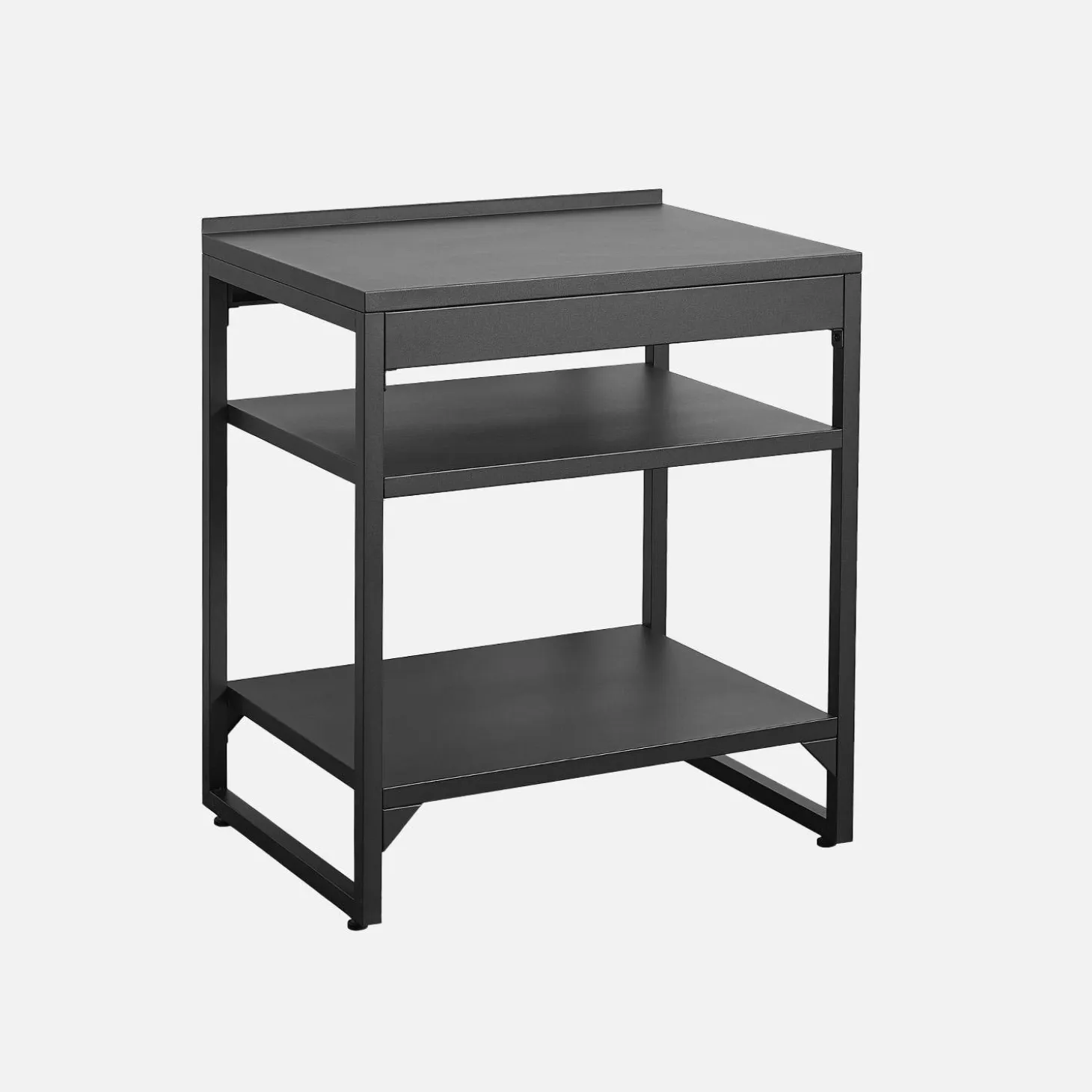Outdoor kitchen steel 2 shelves L80cm
