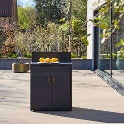 Outdoor steel kitchen 2 doors L80cm